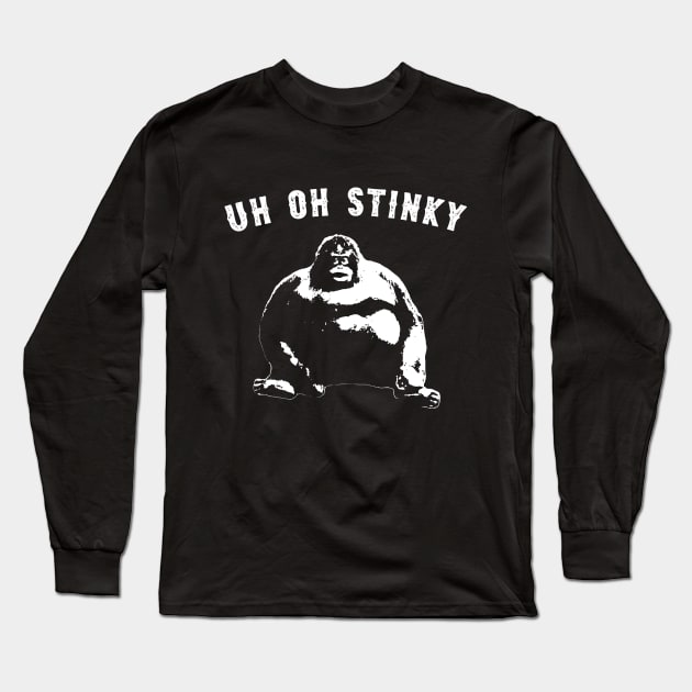 Uh Oh Stinky Long Sleeve T-Shirt by giovanniiiii